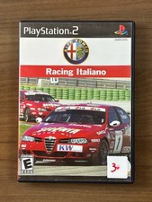 Alfa Romeo Racing Italiano Sony PlayStation 2 PS2 NTSC U/C Disc Case Manual