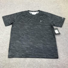 Spyder Rash Guard Shirt Mens XL Black Camo UPF 30 Swim Surf Quick Dry S923028