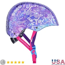 Magic Sequin Multi-Sport Youth Helmet Girls Skateboard Bike Scooter Protection