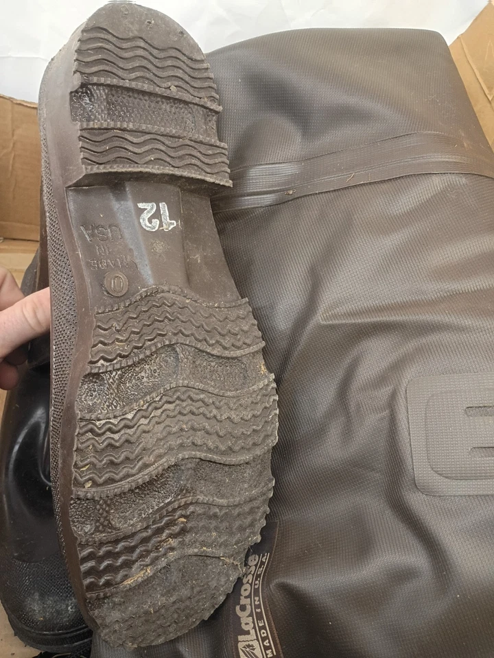 Lacrosse Outdoorsman 男式 12 码奖杯涉水服臀部 — 第 3/4 张图片