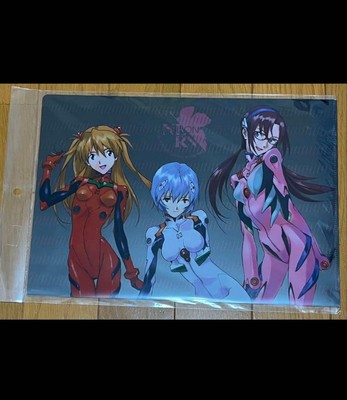 Evangelion Clear File Rei Asuka Mari Plug Suit Japan Anime