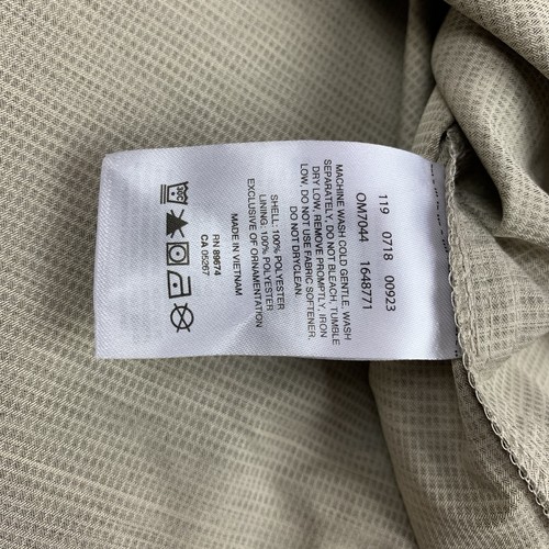 Camisa Mountain Hardwear Para Hombre L Beige Abotonada Manga Corta Senderismo - Imagen 9 de 12