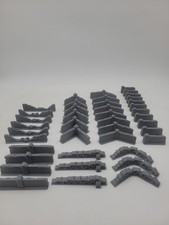 41pc 3D Modular Stone Wall Terrain Set 28mm 32mm D D Warhammer Fantasy Ruins