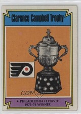 1974-75 Topps Clarence Campbell Trophy Bernie Parent #253 HOF 18re