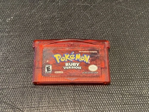 Authentic Cart Only Pokémon Ruby Version Nintendo Game Boy Advance New Battery