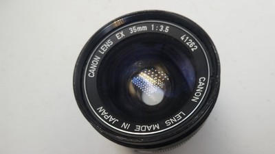 Canon EX 35mm 1:3.5 Objektiv für Canon EX komplett getestet, Schnäppchen Optik klar