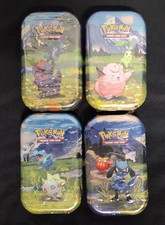 Pok mon Ascended Heroes Mini Tins Lot of 4 sealed