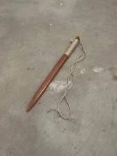 Handmade Wooden Wood Assassin Stiletto Dagger Weapon Replica, Cumaru, 12.25"