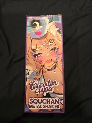 New and Unopened Gamersupps Waifu Cup Metal SquChan Valentine's Shaker