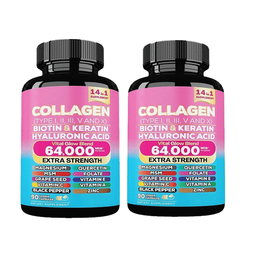 14-in-1 Kollagen & Biotin Kapseln Nahrungsergänzungsmittel 90 Kapseln (1~5 Stück) - Bild 11 von 14