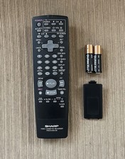 GENUINE Original Sharp RRMCG1236AJSB VCR Remote for VCA410 VCA420 VCH820 TESTED