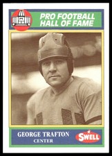 George Trafton 1990 Swell Greats #22 Chicago Bears