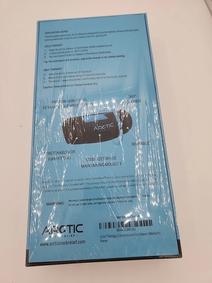 Two Pack - Cold Therapy Compression Ice Sleeve, Knee Ice Pack Wrap for Injuries, - Image 2 of 4