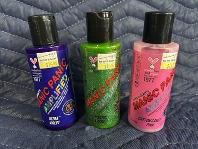 MANIC PANIC Hair Color - Amplified - Semi Permanent Hair Dye Lot Of 3