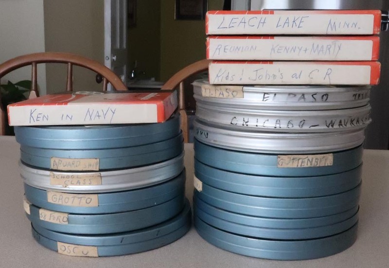 8mm Home Movies: OSCO drug folks & Fort Dodge, Iowa neon; aboard Navy ship 1950s