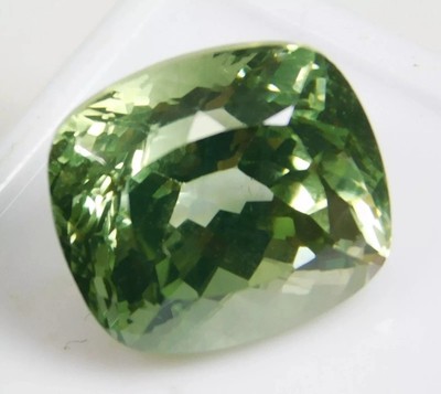 Mint Green Sapphire Cushion Cut  15-17 Ct Loose Natural Gemstone EGL Certified