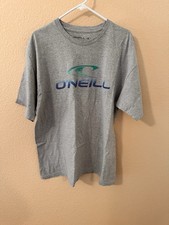 O'Neill Classic Tee Gray Cotton Classic Fit Crew Neck T-Shirt Men XL