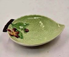 Carlton Ware "Apple Blossom" Green Leaf Dish.