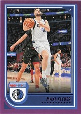 2022-23 Hoops #124 Maxi Kleber Purple Dallas Mavericks