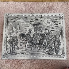 Metall- oder Blechdose, vermutlich aus der Zeit zwischen 1920 und 1930, Leer