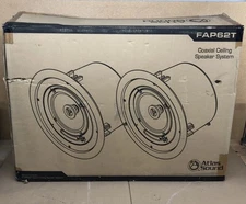2 New Atlas Sound Strategy II FAP62T Coaxial In-Ceiling Speaker System 6” Round