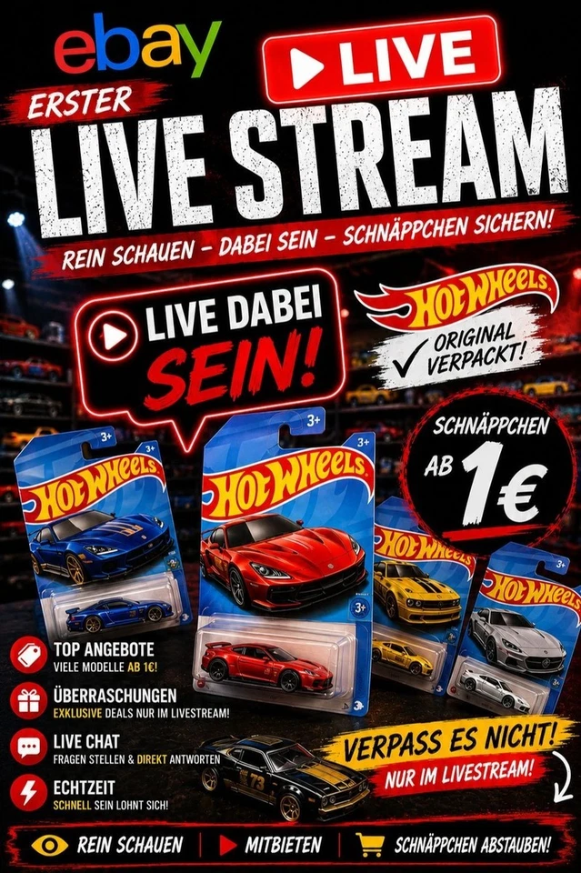 Hot Wheels ab 1€ / Modelautos Maßstab 1:64
