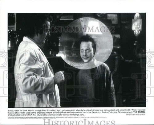 Foto de prensa 2001 Rob Schneider y Michael Caton protagonizando la película "The Animal" - Imagen 1 de 2