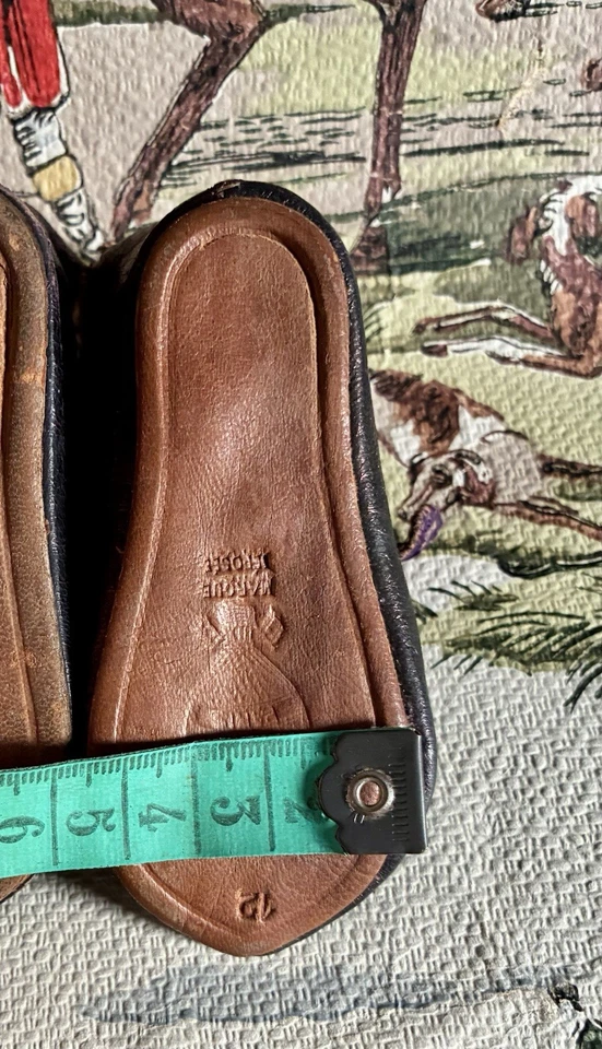 2 Chaussures de poupée Ancienne 1 Jumeau à l'Abeille 2  À La Mongolfiere T12 - Photo 4/4