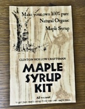 Clinton Hollow Store NY Maple Syrup How To Make Your Own & Recipe Book 1973 NY