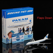 1:400 HX Models Pan AM B747-100 N747PA N735PA...