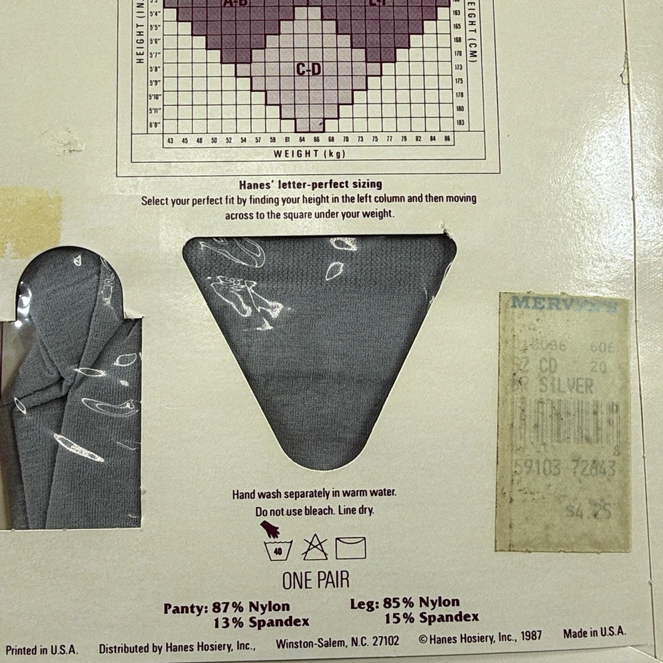 Pantimedias Hanes Silk Reflections CD plata cepillada 715 sandalia U12122461 de colección Foto 4 de 4