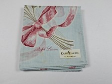 Ralph Lauren Floral Cotton Handkerchief Neckerchief Bandana Scarf Pocket Square