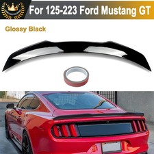 Gloss Black Rear Trunk Spoiler Wing Lip For Ford Mustang Gt350 S550 2015-2023