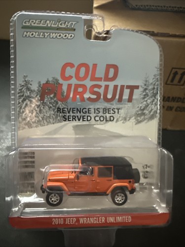 GreenLight 1:64 scale model 2010 Jeep Wrangler Unlimited Hollywood Cold Pursuit
