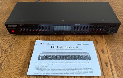 AudioSource EQ Eight Series II Graphic Equalizer Spectrum Analyzer Tested Works