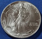 A Better Date 1986 American Silver Eagle 1 Troy Oz .999 Silver First Yr