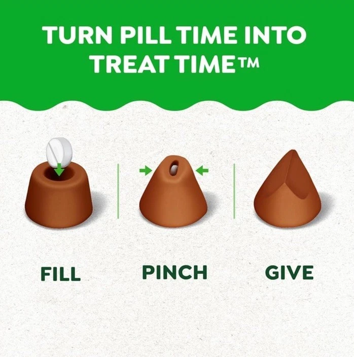 GREENIES Bolsillos para pastillas de queso Golosinas suaves (6 bolsas de 30) Mejor para 20/02/2026 Foto 3 de 4