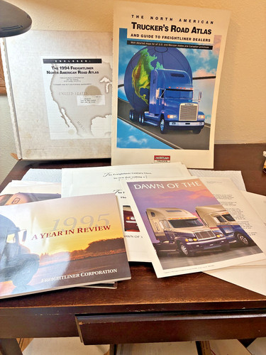 Freightliner 1994 Employee Book & Map & Brochure Kit for 1995