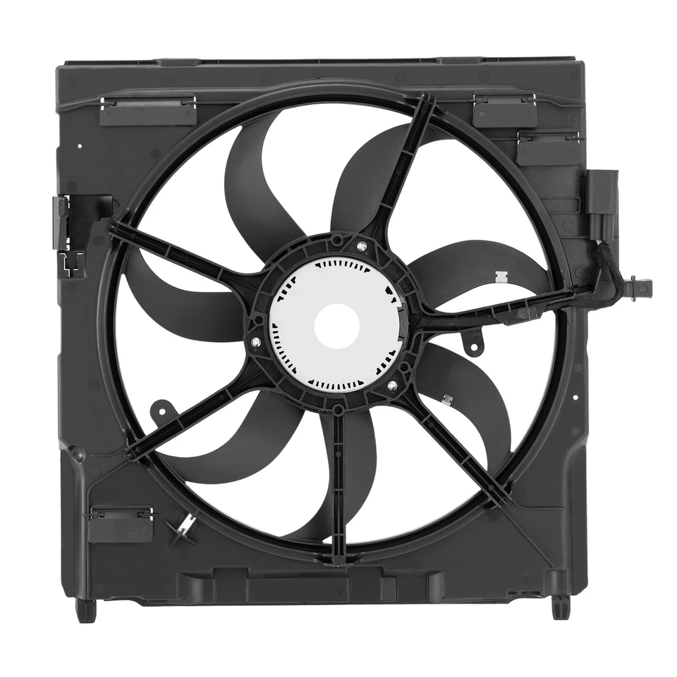1* Nuevo conjunto de ventilador de refrigeración de radiador eléctrico para BMW X5 2007 2008 2009 2010 Foto 2 de 4