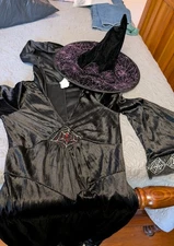 Adult Woman's Wicked Witch XL Costume With Hat