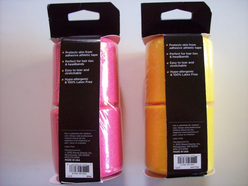 Shock Doctor Pre-Wrap 2.75" 30 Yds. 2 Per Pk Latex Free Hypo-Allergen Select NIP Foto 2 de 2