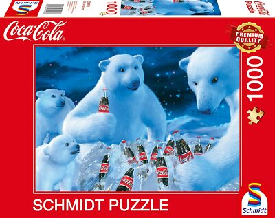 COCA-COLA - POLARBÄREN * POLAR BEARS - Schmidt Puzzle 59913 - 1000 Pcs.