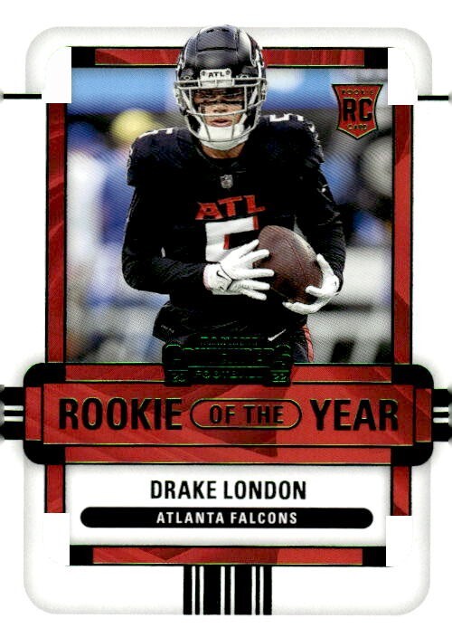 2022 Panini Contenders - Contenders #ROY-DLO Drake London (RC)