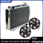 <!--F#f_0-->3 ROW Aluminum Radiator+Fan Fit Holden HG HT HK HQ HJ HX HZ Chevy V8 AT/MT<!--F/-->