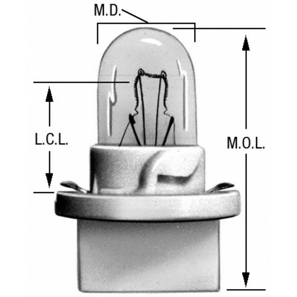 Bombilla para panel de instrumentos compatible con Saturn SC1 1995-2001, SC2, SL, SL1, SL2, SW2 SW1 WA Foto 2 de 4