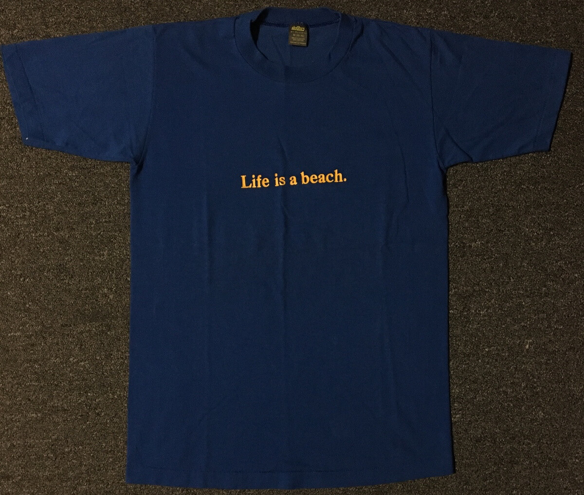 Vtg 80s Lifes A Beach Shirt S Single Stitch USA Surf Skate