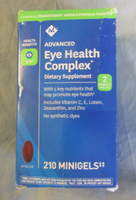 Member's Mark Advanced Eye Health Complex Softgels, 210 Minigels