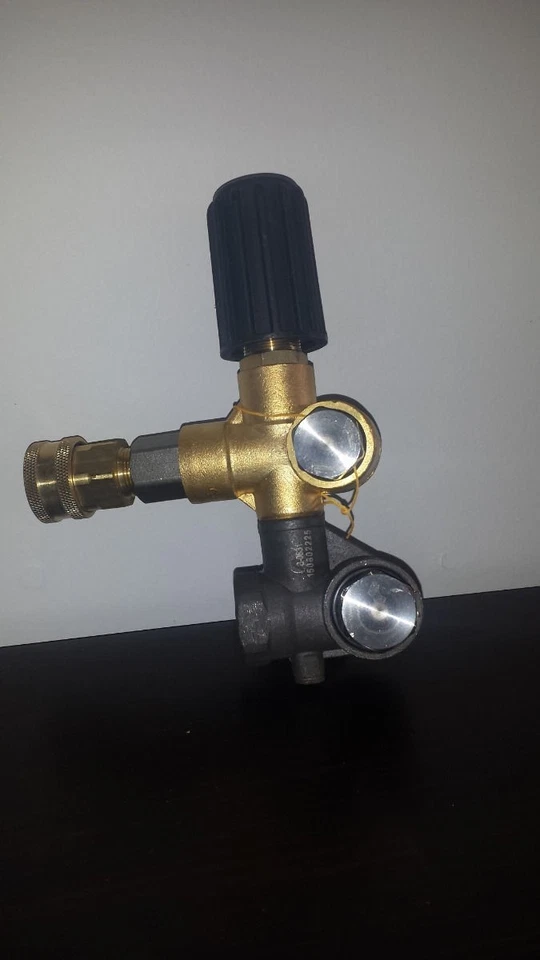 Mi-T-M Pressure Washer Unloader Assembly with Chemical Garden Inlet 80632/80635