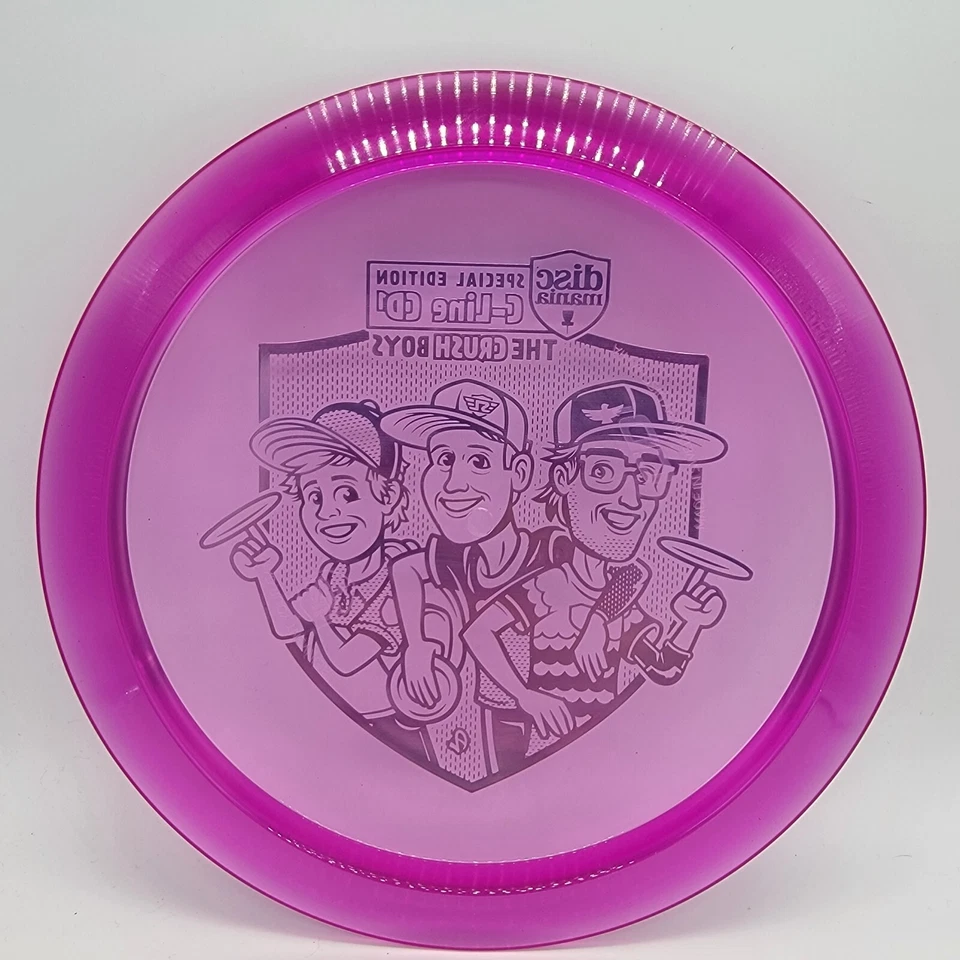 Discmania C-Line CD1 Crush Boys Purple/Rainbow Stamp 173g - Image 3 of 3