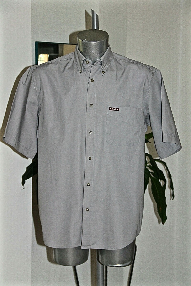 Chemise Marlboro Classics Taille L - Manches Courtes Rayures Bleues Et Blanches, Occasion Très Bon état